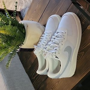 Grey Suede Nike Air Force Ones